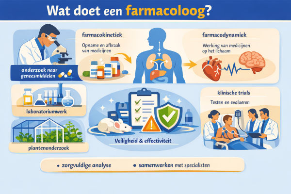 Wat doet een farmacoloog